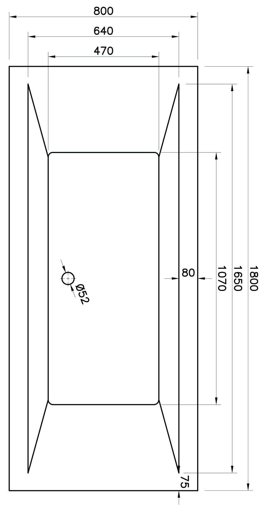 Arizona Double Ended Bath 1700 x 700mm 3 Arizona Double Ended Bath 1700 x 700mm - Image 3