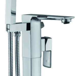 Arizona Floorstanding Single Lever Bath Mixer Shower in Chrome