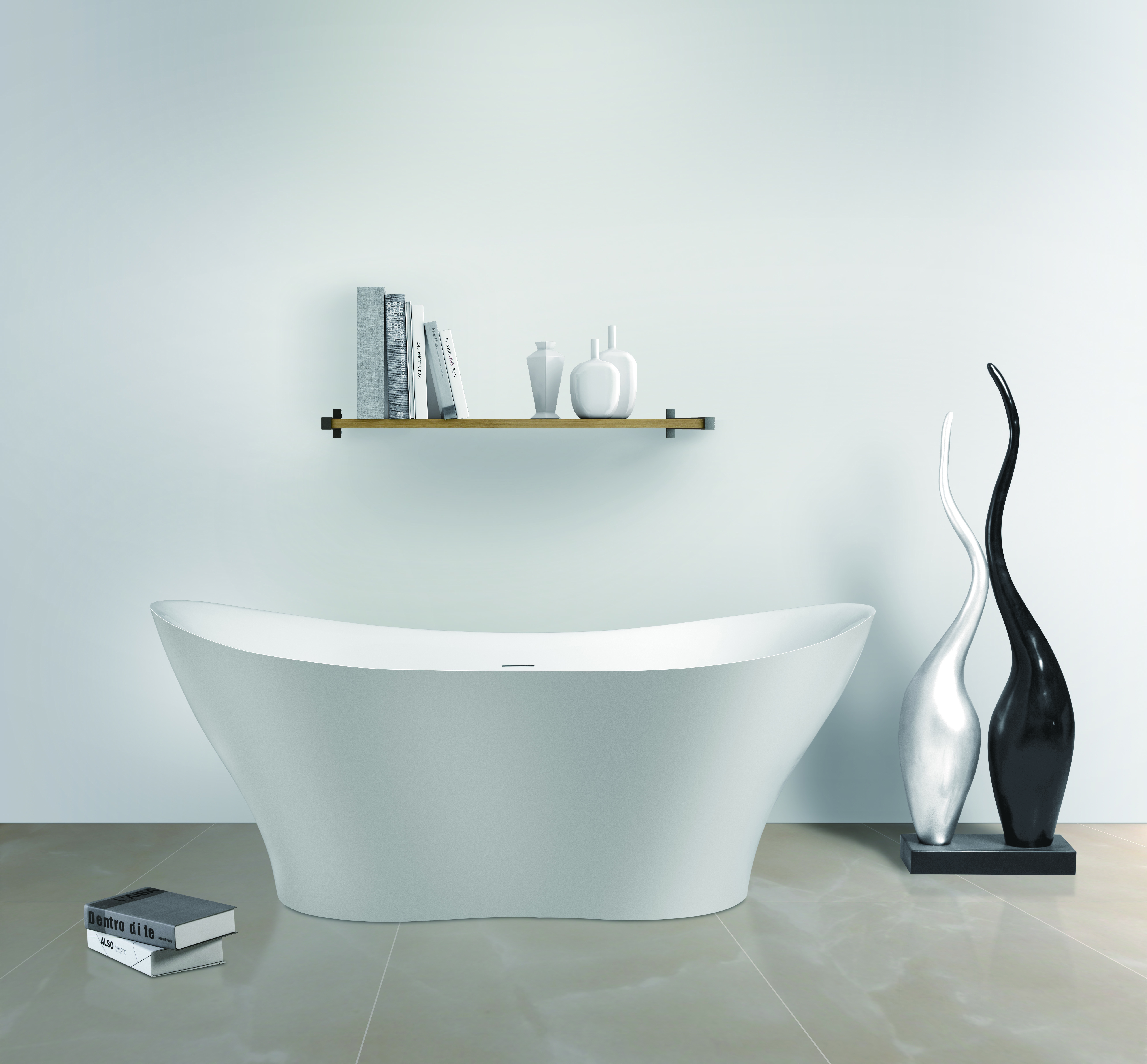 Oslo 1830 x 850 Freestanding Bath 2 Oslo 1830 x 850 Freestanding Bath - Image 2