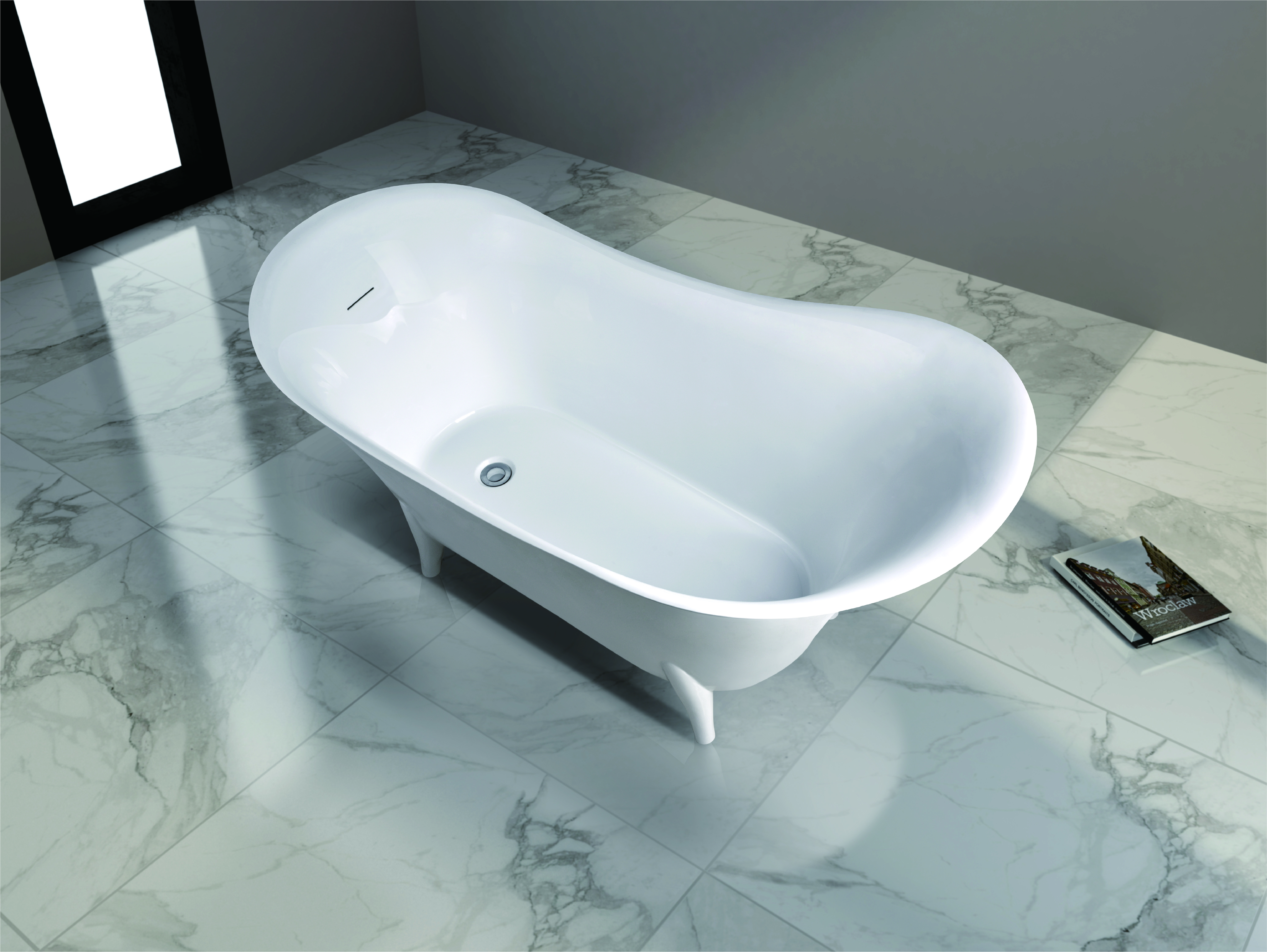Vienna 1720 x 800 Freestanding Bath 2 Vienna 1720 x 800 Freestanding Bath - Image 2