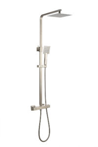 Comet Thermostatic Mixer Shower - Brushed Nickel 3 Comet Brushed Nickle