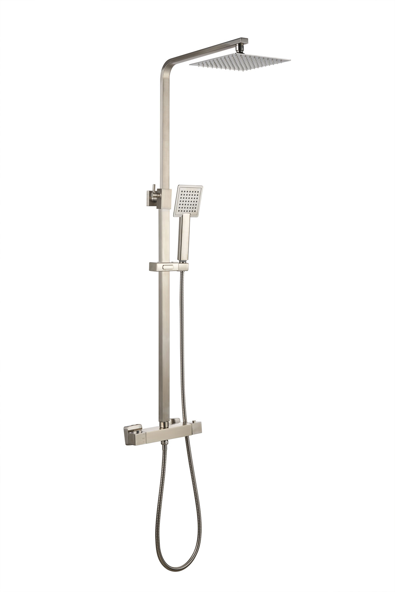 Comet Thermostatic Mixer Shower - Brushed Nickel 1 Comet Thermostatic Mixer Shower - Brushed Nickel
